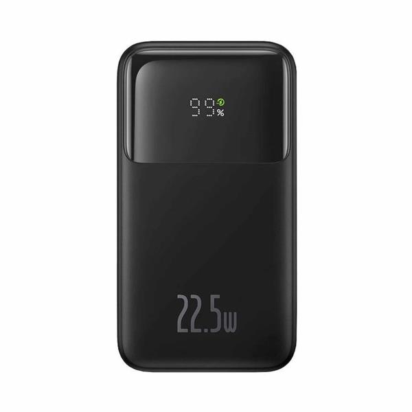 پاوربانک بیسوس مدل Comet Series PPMD20 با کابل تایپ سی و لایتنینگ ظرفیت 20000 توان 22.5 وات