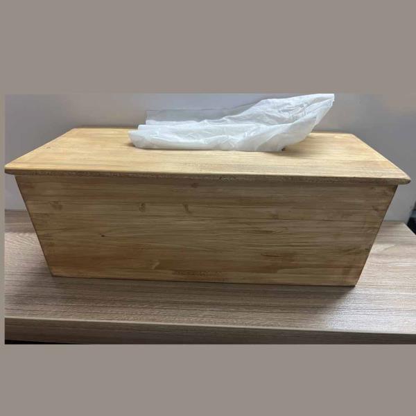 جای دستمال کاغذی چوبی