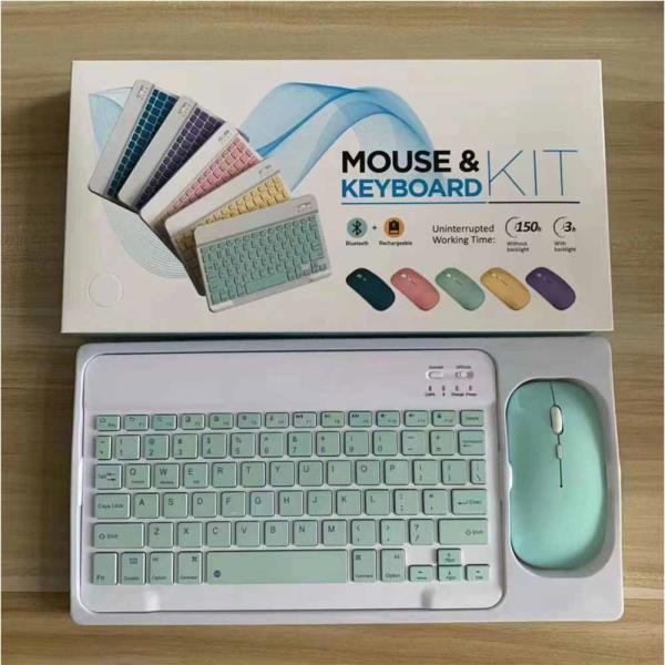 ماوس و کیبورد بلوتوثی قابل شارژ مدل kit mouse and keyboard